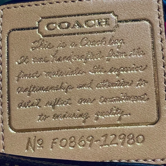 Coach Tan Leather Laptop Bag - Picture 15 of 15